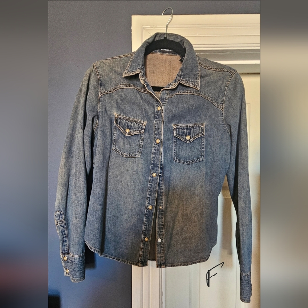 Jean button down Express Shirt